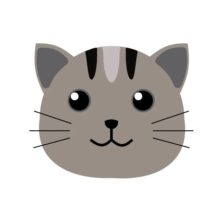 Cat character face