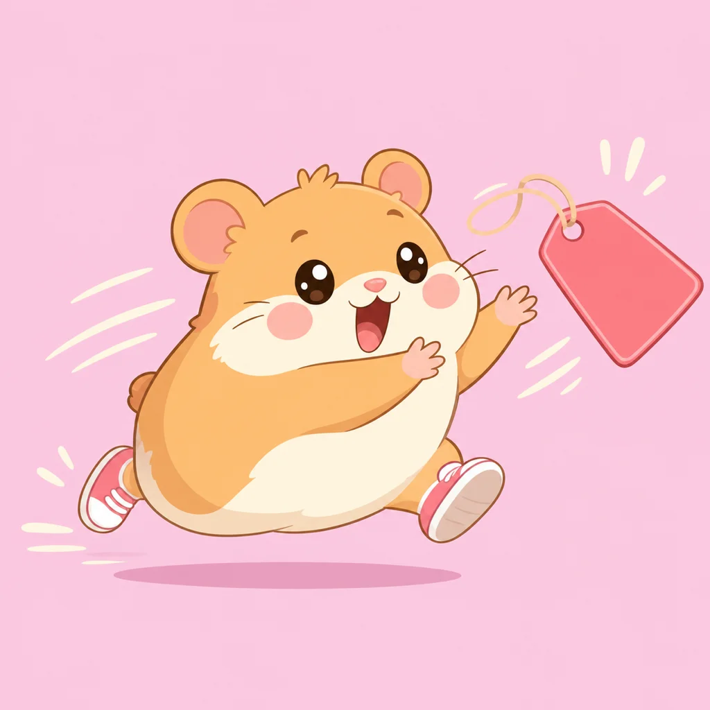 A hamster character for the ESTP consumer type
