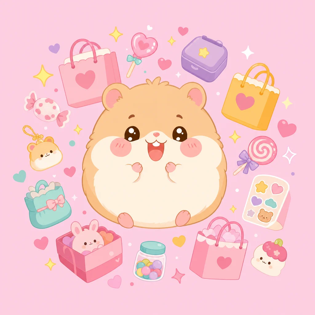 ENFP 消費タイプを表すハムスターキャラクター
