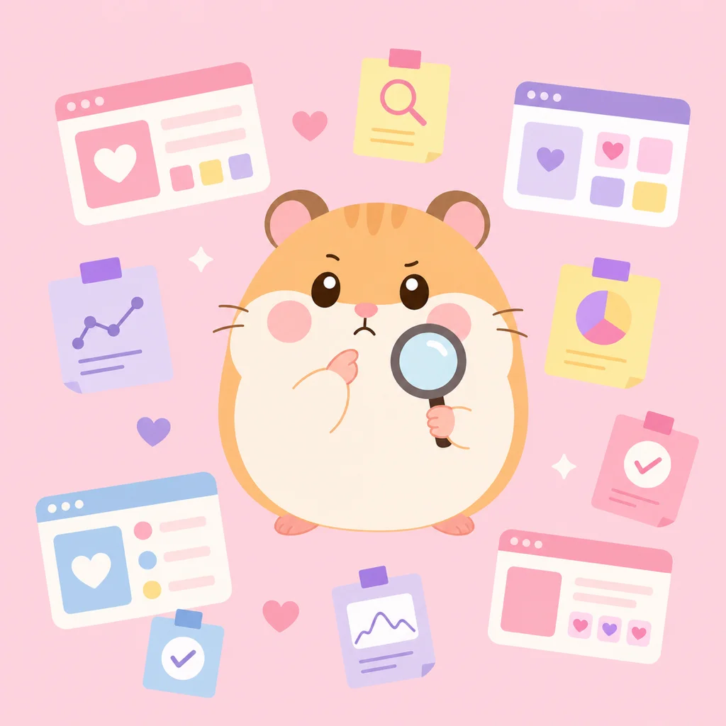 INTP 消費タイプを表すハムスターキャラクター