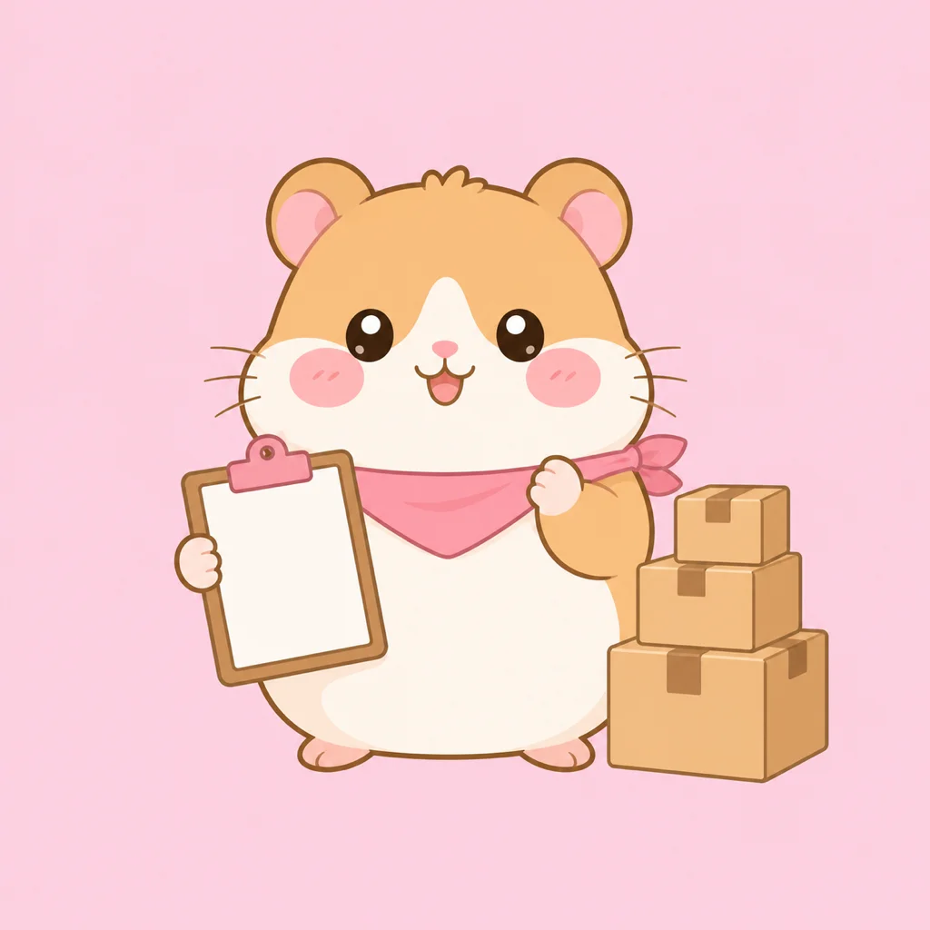 ESTJ 소비유형을 표현한 햄스터 캐릭터